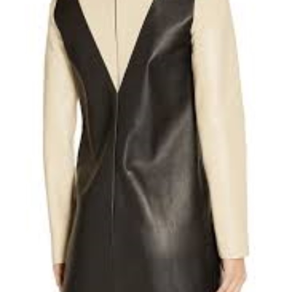 CK Collection Studded Leather dress Authentic sz 8 - Picture 7 of 8